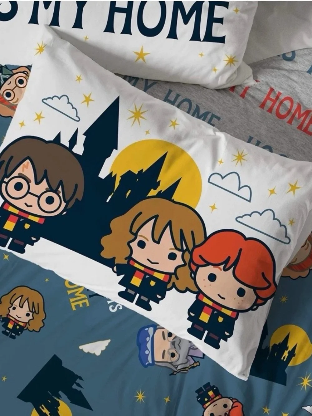 Harry Potter - Hogwarts is My Home - Five (5) Piece Full Bed Set